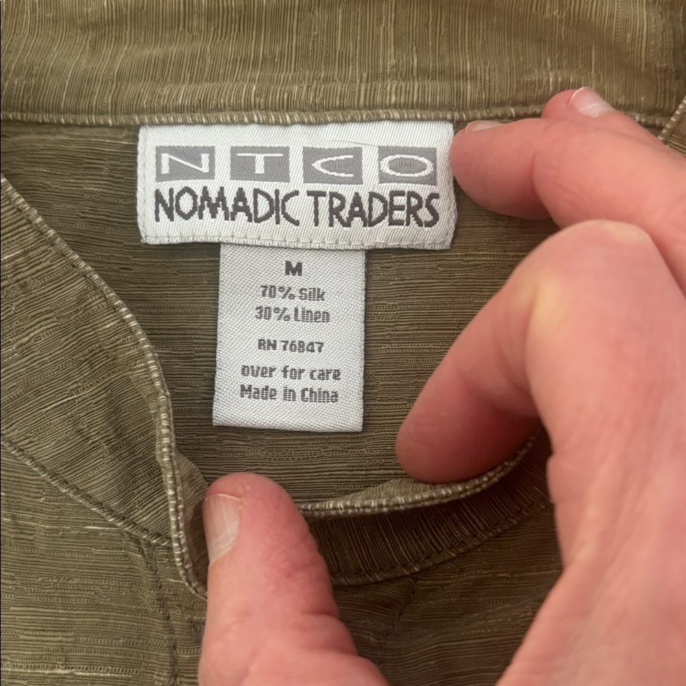 Nomadic Traders Sage Button Down Shirt - image 3